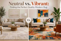 Neutral vs. Vibrant: Finding the Perfect Quality Modern Rug