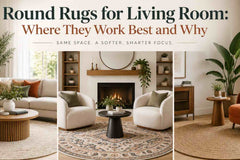 Round Rugs for Living Room: Where They Work Best and Why
